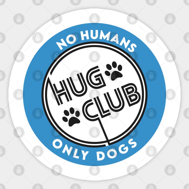 Dogs Hug Club Sticker by enrynz